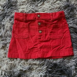 Carter's Toddler Girl Corduroy Red Skirt